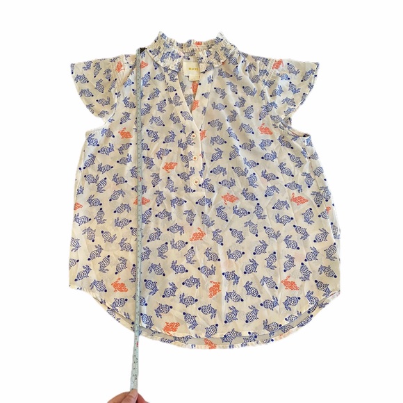 Maeve Hop Along Blouse 0 Top Anthropologie Bunny - Picture 4 of 13